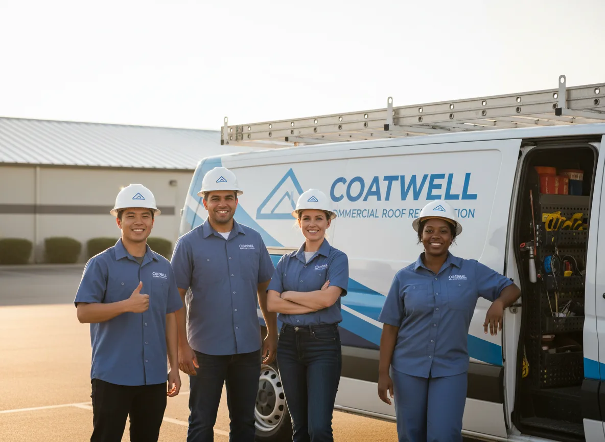 Commercial roof coating company in Sandy Hook, CT
